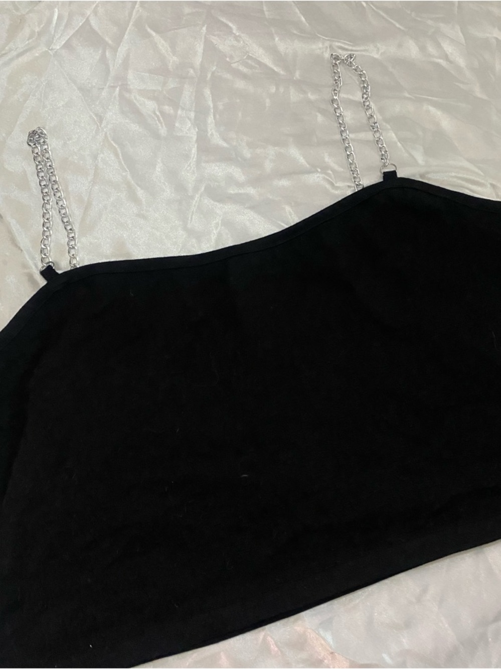 🔥Black chain tank top